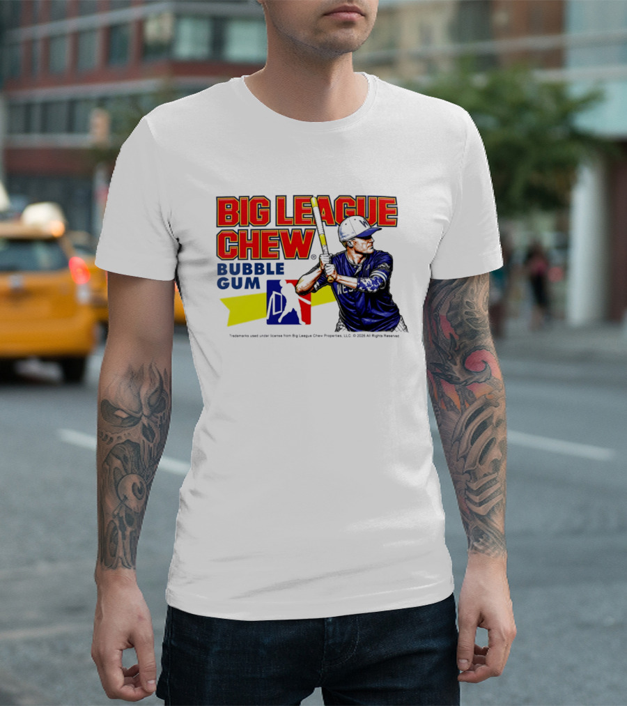 Big League Chew Bubble Gum Baseball Player Kyle Schultz T-Shirt