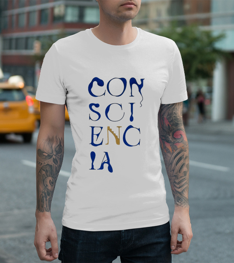 Tomorrowland Consciencia Stairs Dripping Font T-Shirt