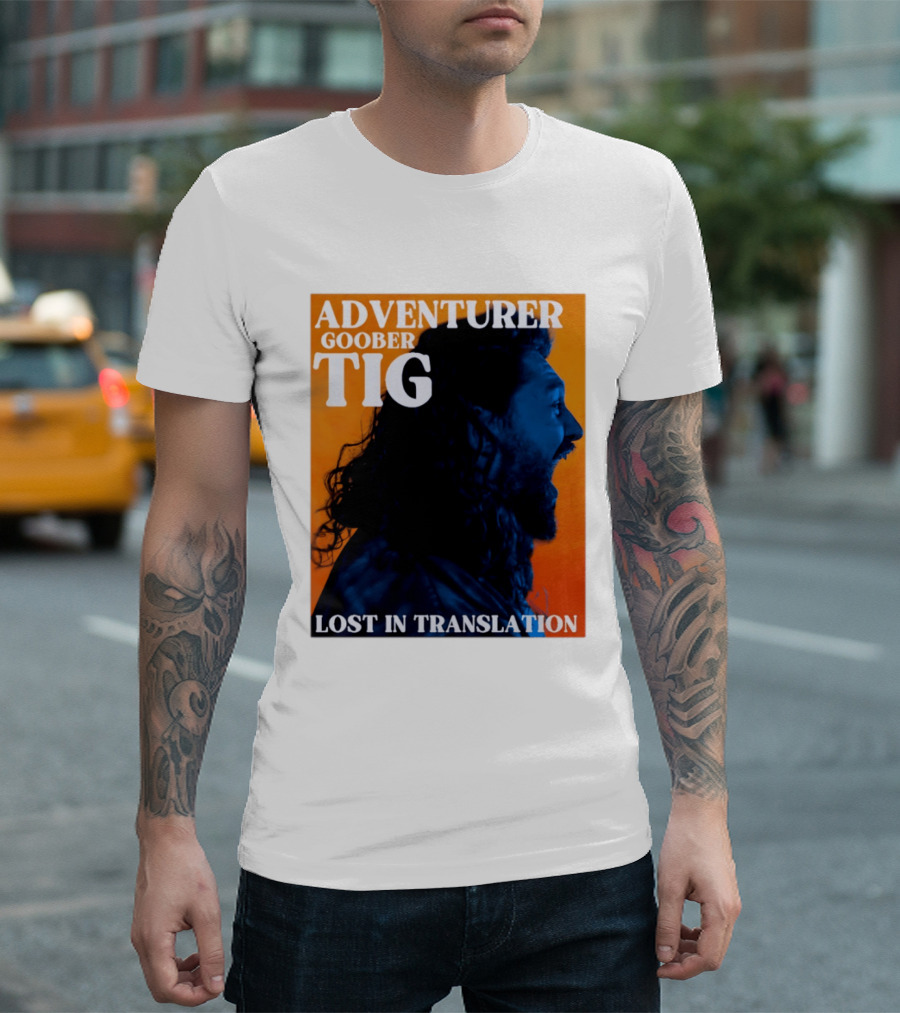 Adventurer Goober Tig Lost In Translation Vibrant Profile T-Shirt
