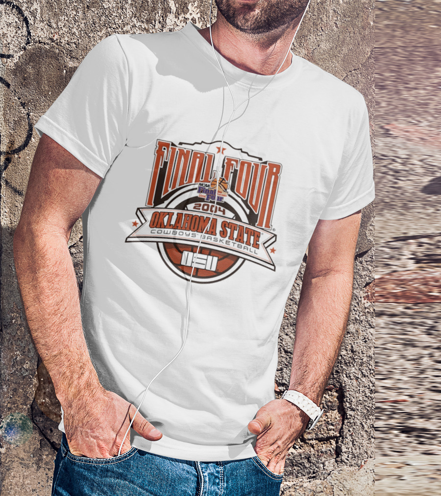 Oklahoma State Cowboys Basketball Final Four 2004 NCAA Tournament OSU T-Shirt