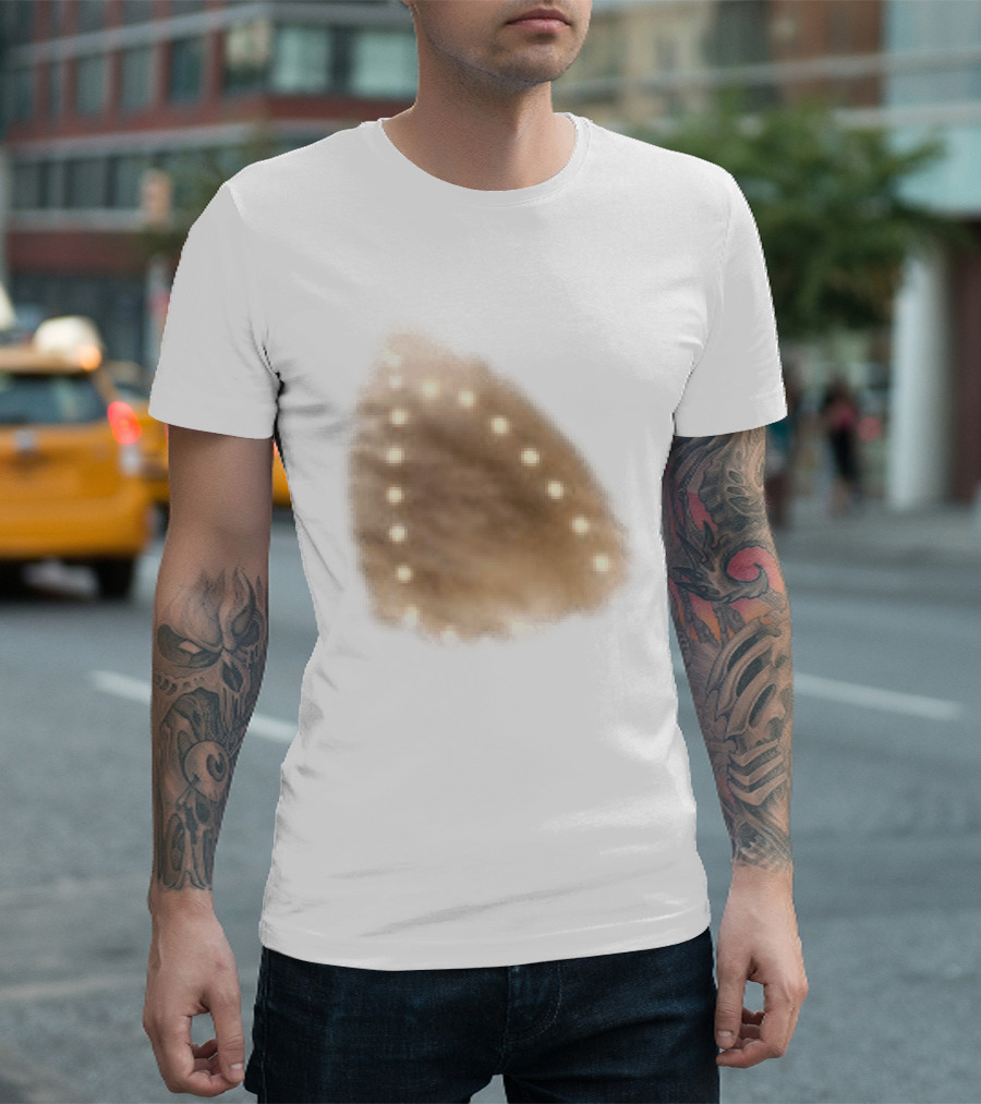 Peep Szczesny Iron Burnt Circle Light Shell T-Shirt