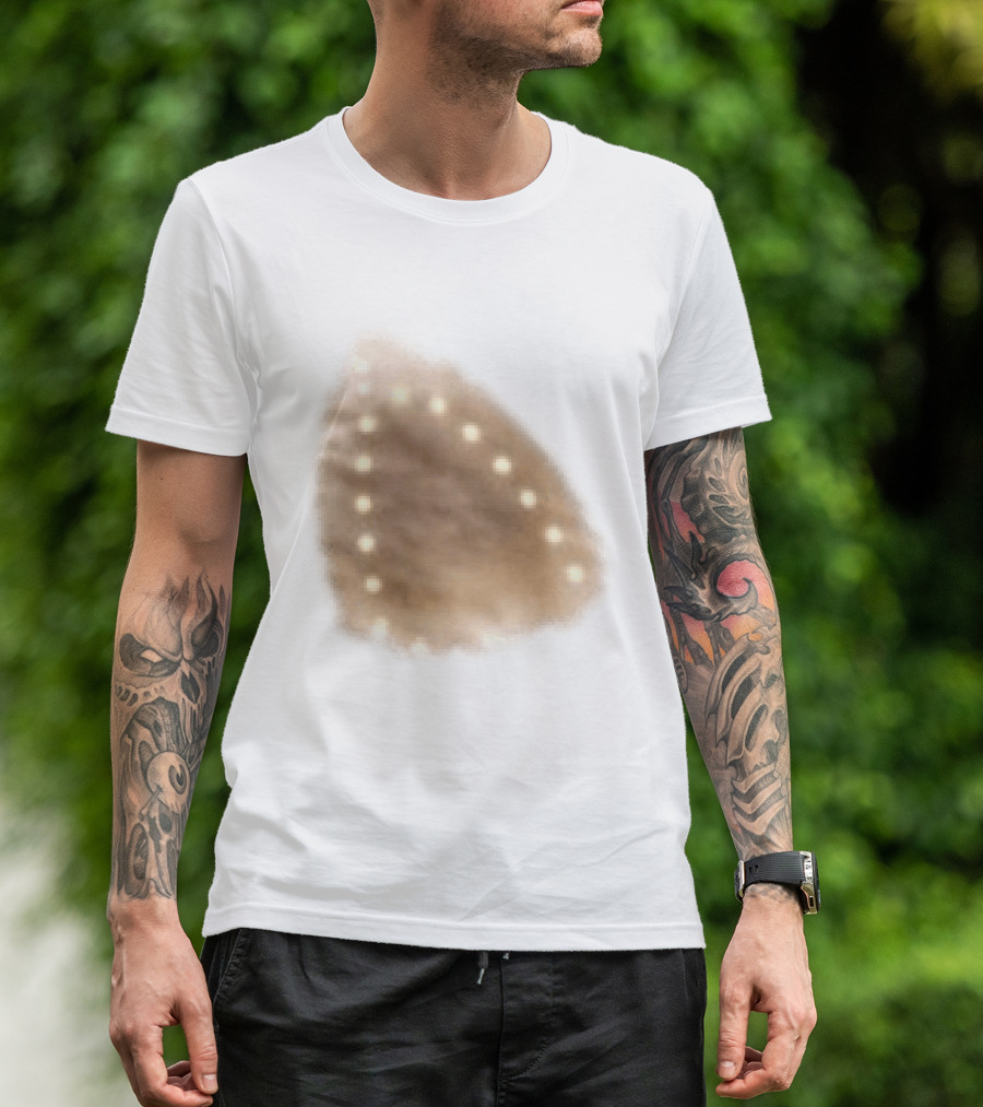 Peep Szczesny Iron Burnt Circle Light Shell T-Shirt