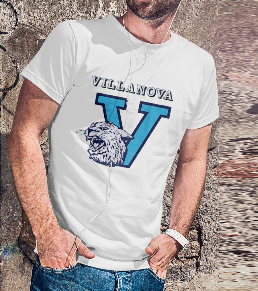 Villanova Wildcats Basketball V Logo 2026 T-Shirt