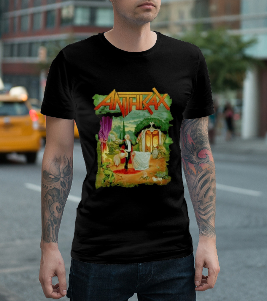 Anthrax Cursum Perficio Theatrical Scene With Creatures T-Shirt