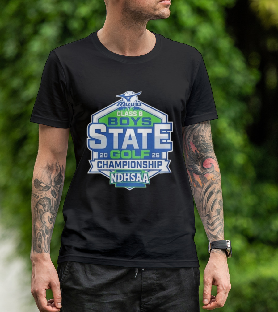 NDHSAA Mizuno Class B Boys State Golf Championship 2026 T-Shirt