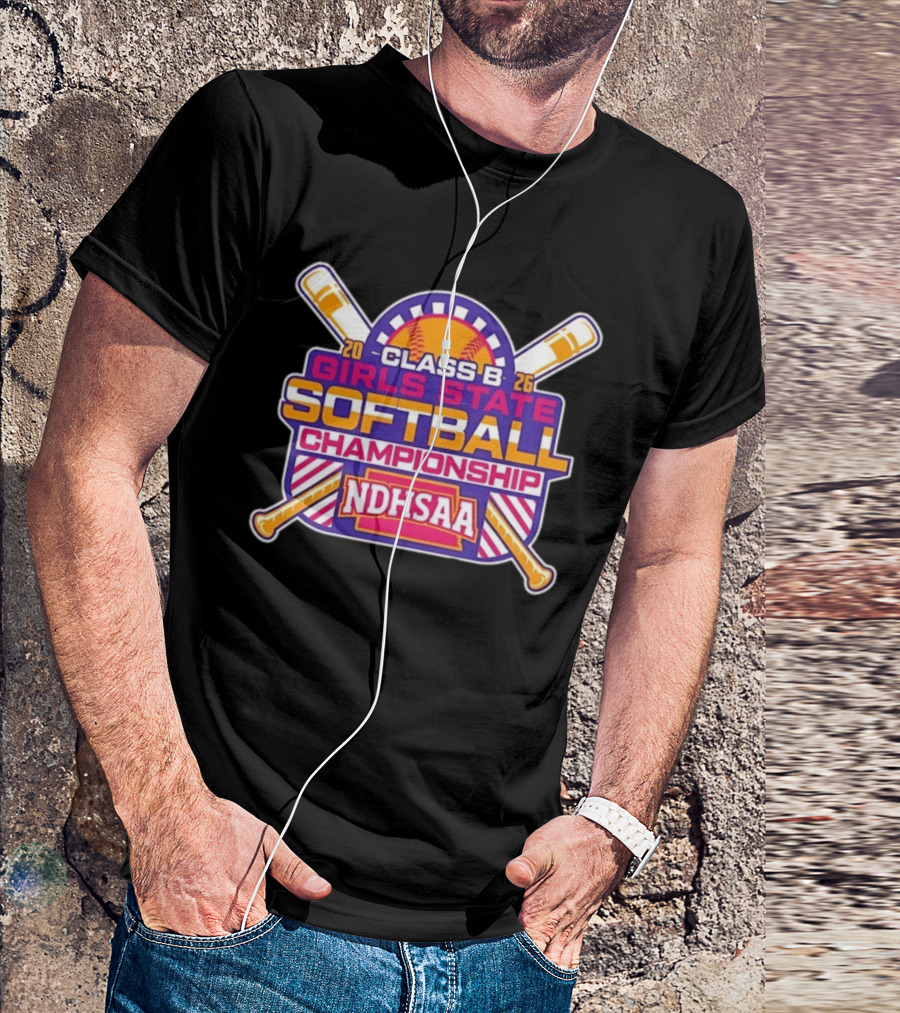 NDHSAA Class B Girls State Softball Championship 2026 T-Shirt