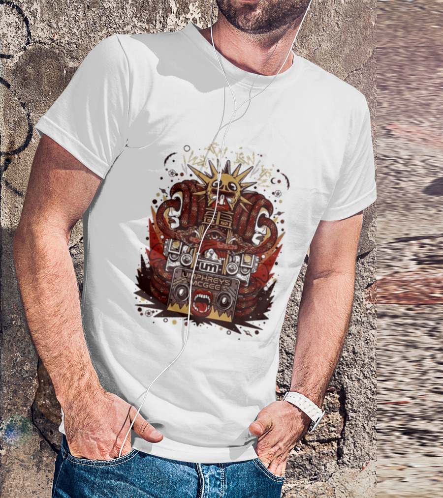 Umphrey's Mcgee Summer Tour 2026 Skeleton And Sunburst T-Shirt