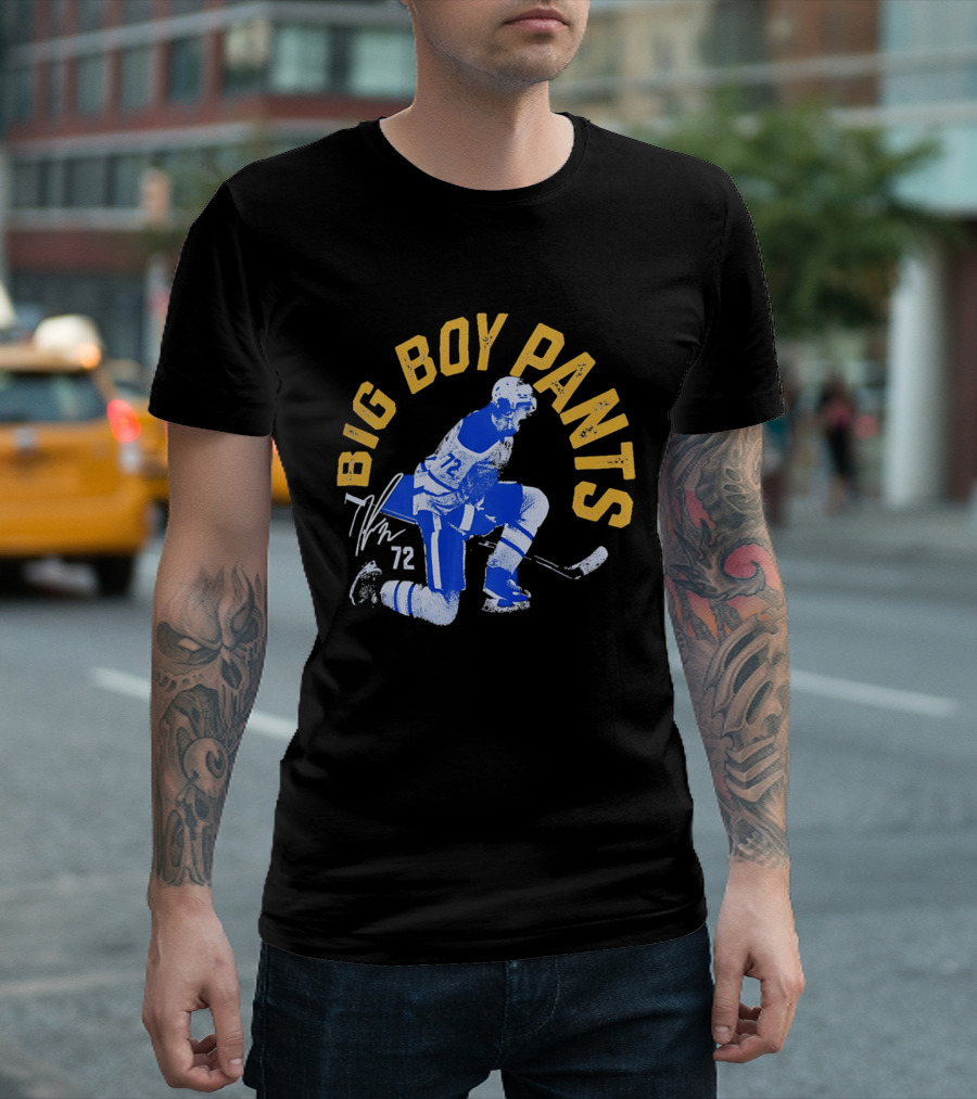 Buffalo Sabres Tage Thompson Big Boy Pants 72 Hockey T-Shirt