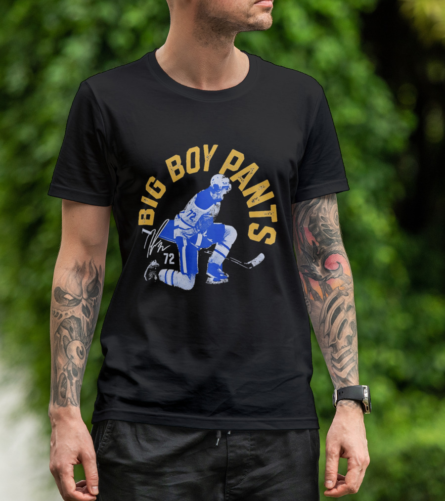 Buffalo Sabres Tage Thompson Big Boy Pants 72 Hockey T-Shirt