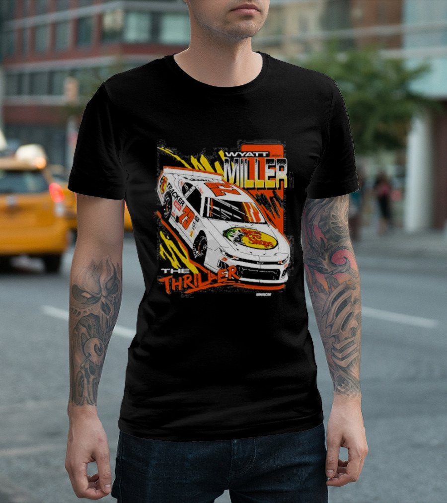 Wyatt Miller Racing Thriller 2026 Late Model Stock Bass Pro T-Shirt