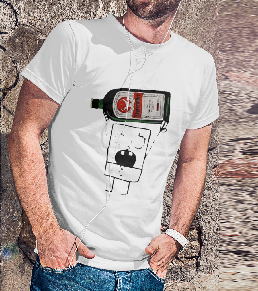 Doodlebob Jagermeister Bottle T-Shirt