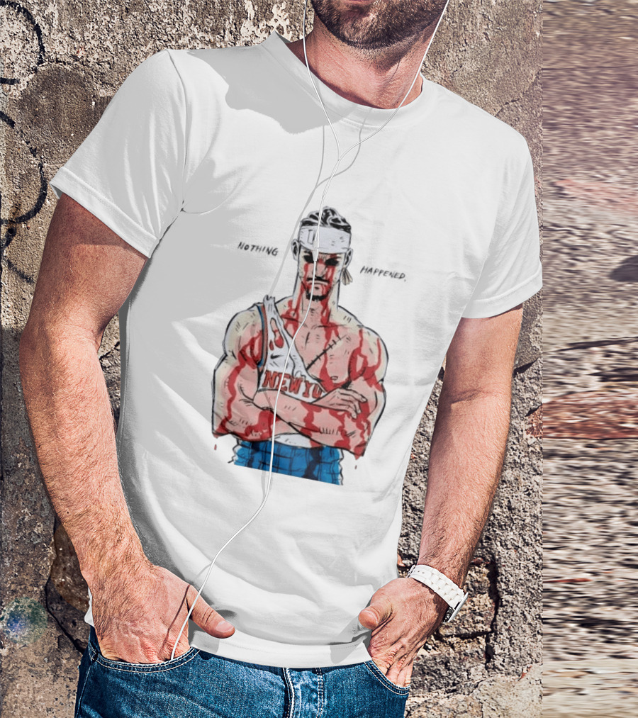 Roronoa Zoro Knicks Nothing Happened Crossover With Josh Hart T-Shirt