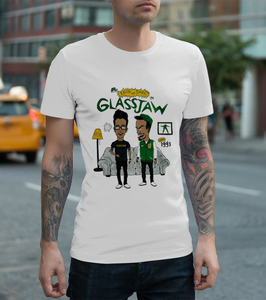 Beck And Daryl In Glassjaw Since 1993 Couch Teeter T-Shirt