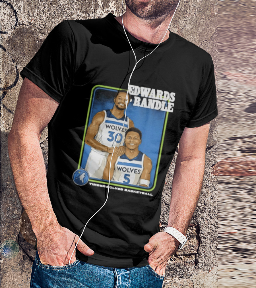 Edwards Randle Wolves 30 5 Basketball Duo T-Shirt