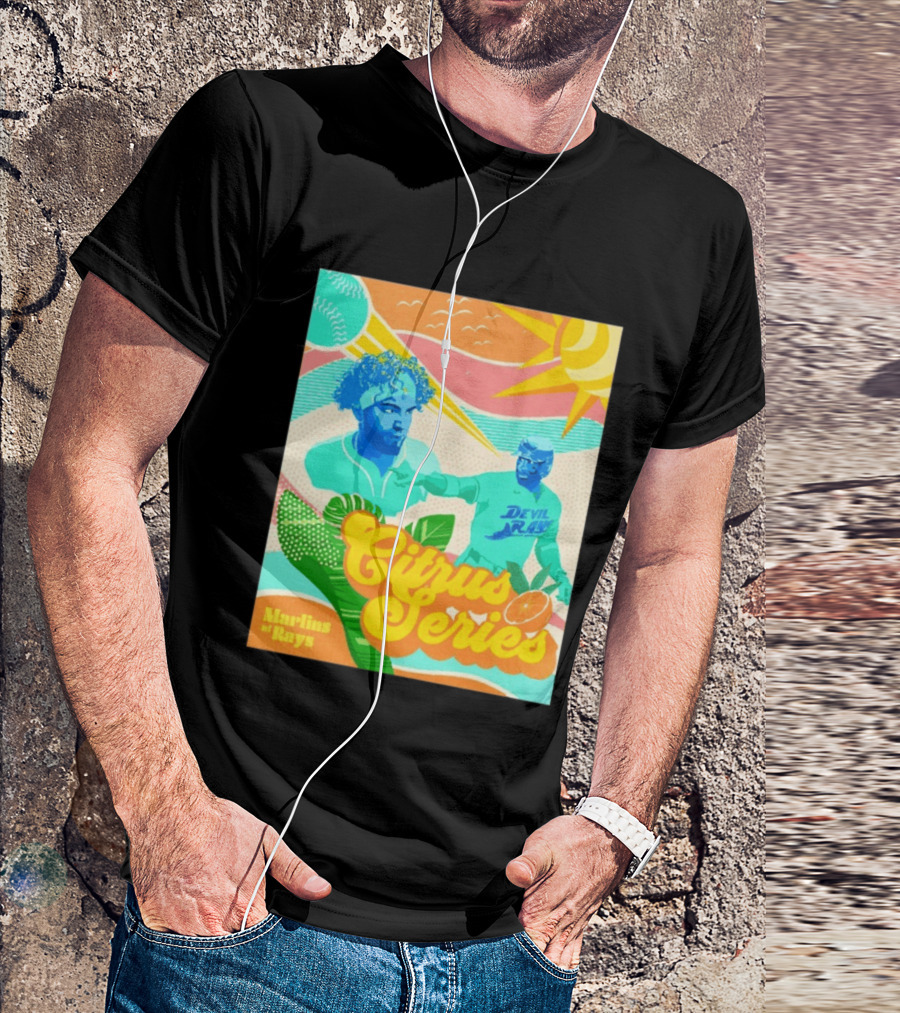 Citrus Series Miami Marlins Tampa Bay Devil Rays T-Shirt