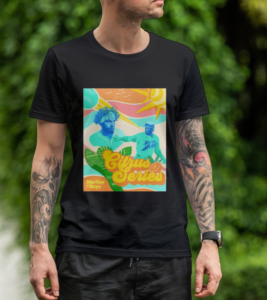 Citrus Series Miami Marlins Tampa Bay Devil Rays T-Shirt