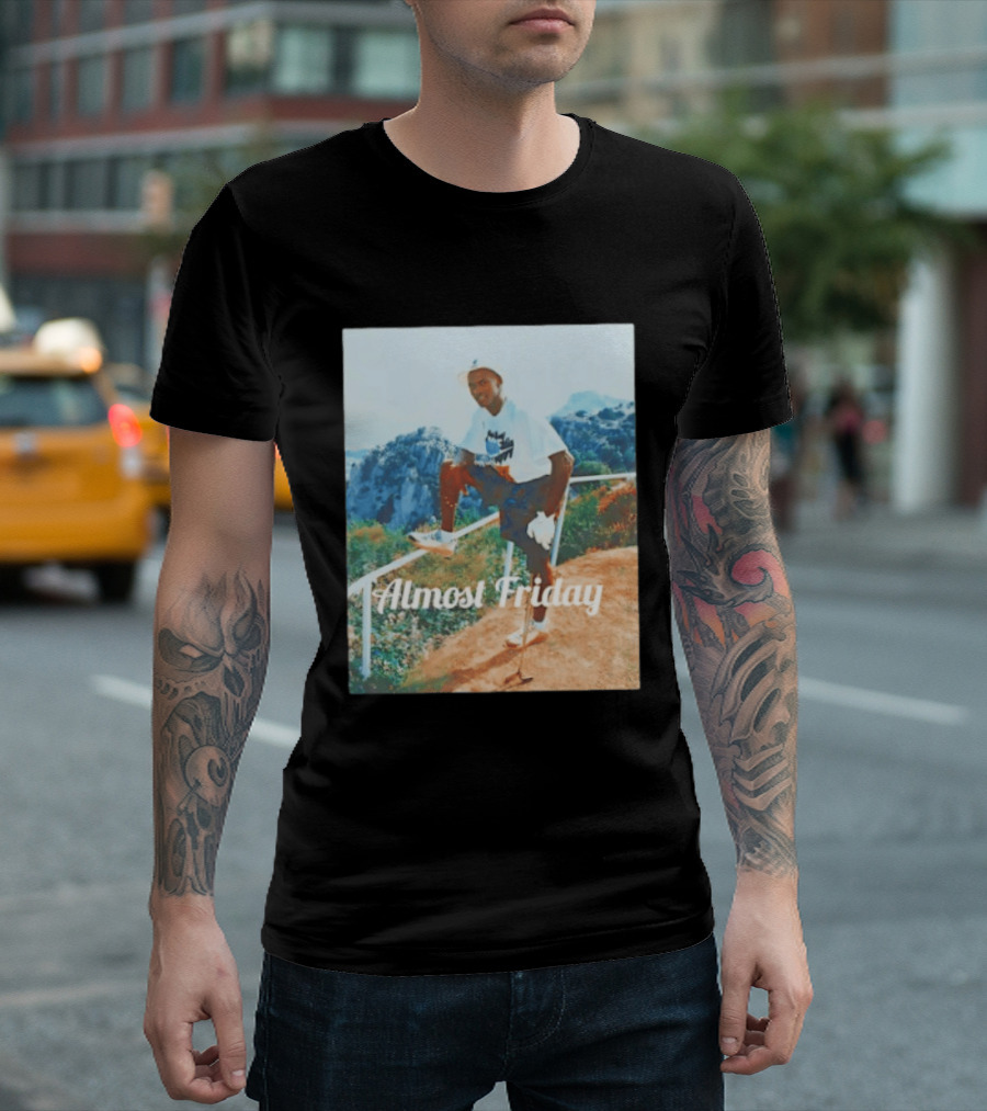 Michael Jordan Golfing Almost Friday Scenic View T-Shirt