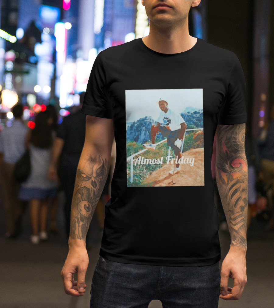 Michael Jordan Golfing Almost Friday Scenic View T-Shirt