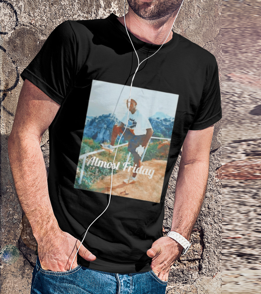Michael Jordan Golfing Almost Friday Scenic View T-Shirt