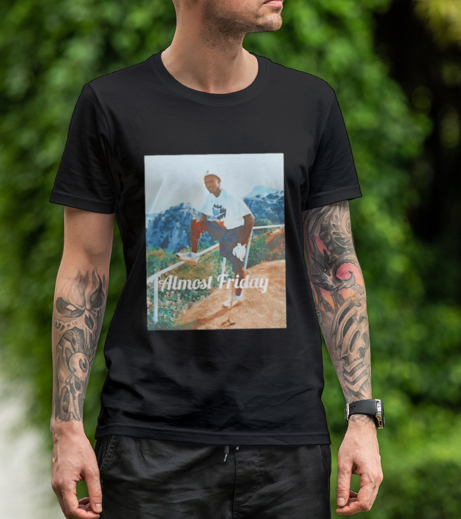 Michael Jordan Golfing Almost Friday Scenic View T-Shirt