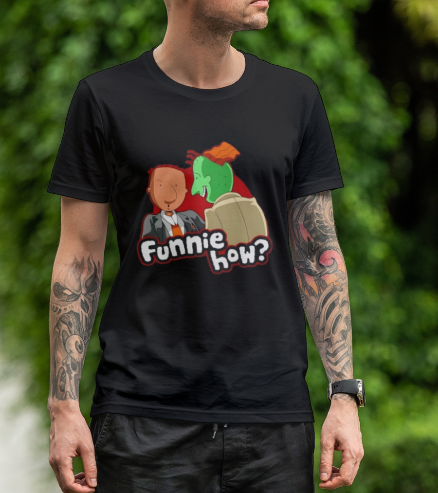 Doug Funnie Funny How Animated Series Characters Meeting T-Shirt