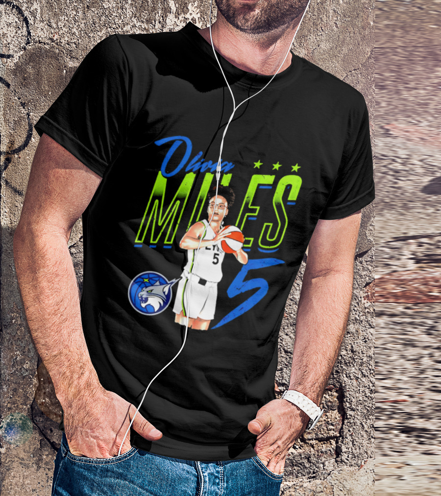 Olivia Miles Minnesota Lynx 5 Star Player T-Shirt