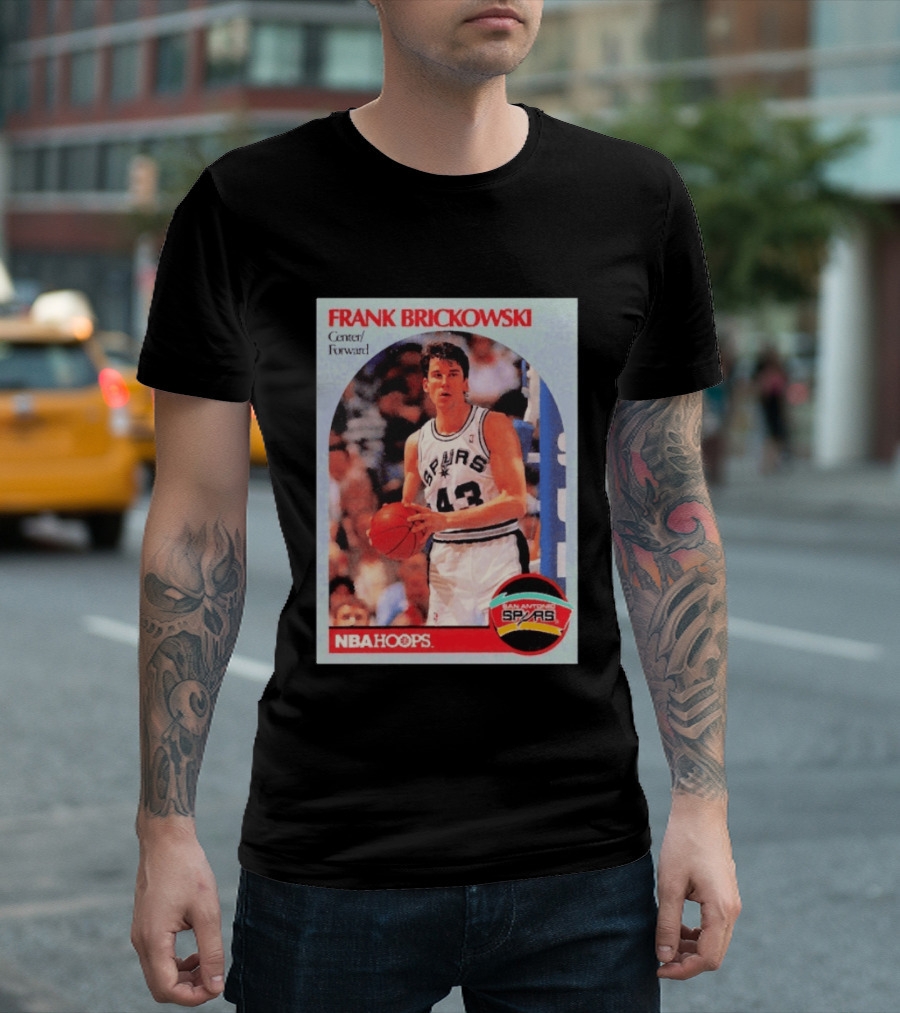 Frank Brickowski Center Forward San Antonio Spurs NBA Hoops T-Shirt