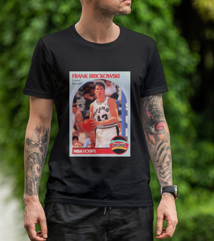 Frank Brickowski Center Forward San Antonio Spurs NBA Hoops T-Shirt