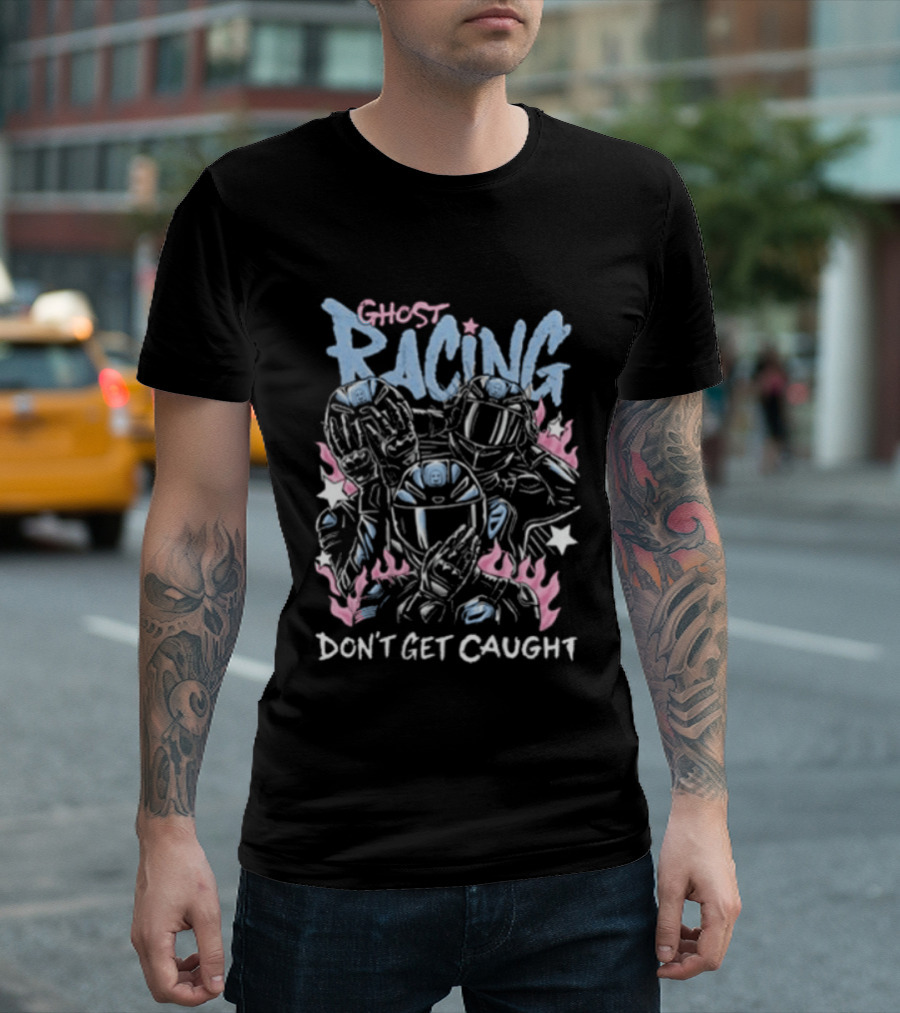 Ghost Racing The Big 3 Don't Get Caught Racing T-Shirt
