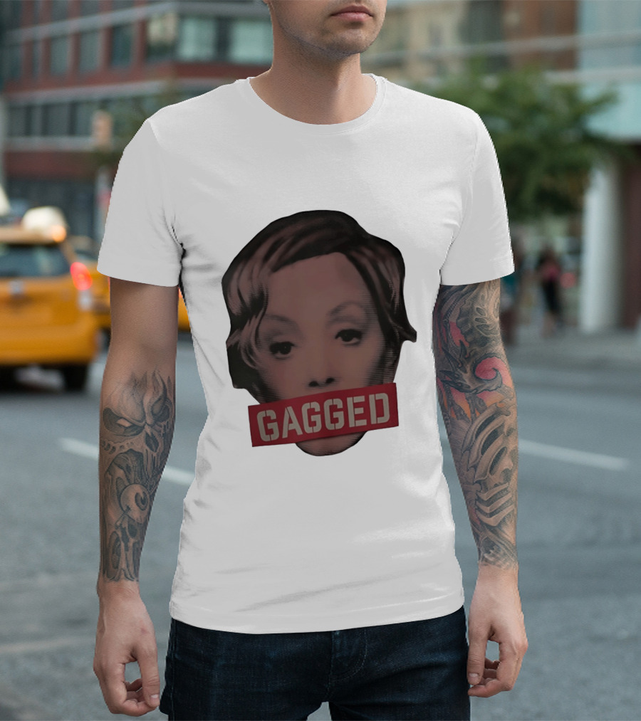 Deborah Vance Gagged Censored Mouth Retro Pop T-Shirt