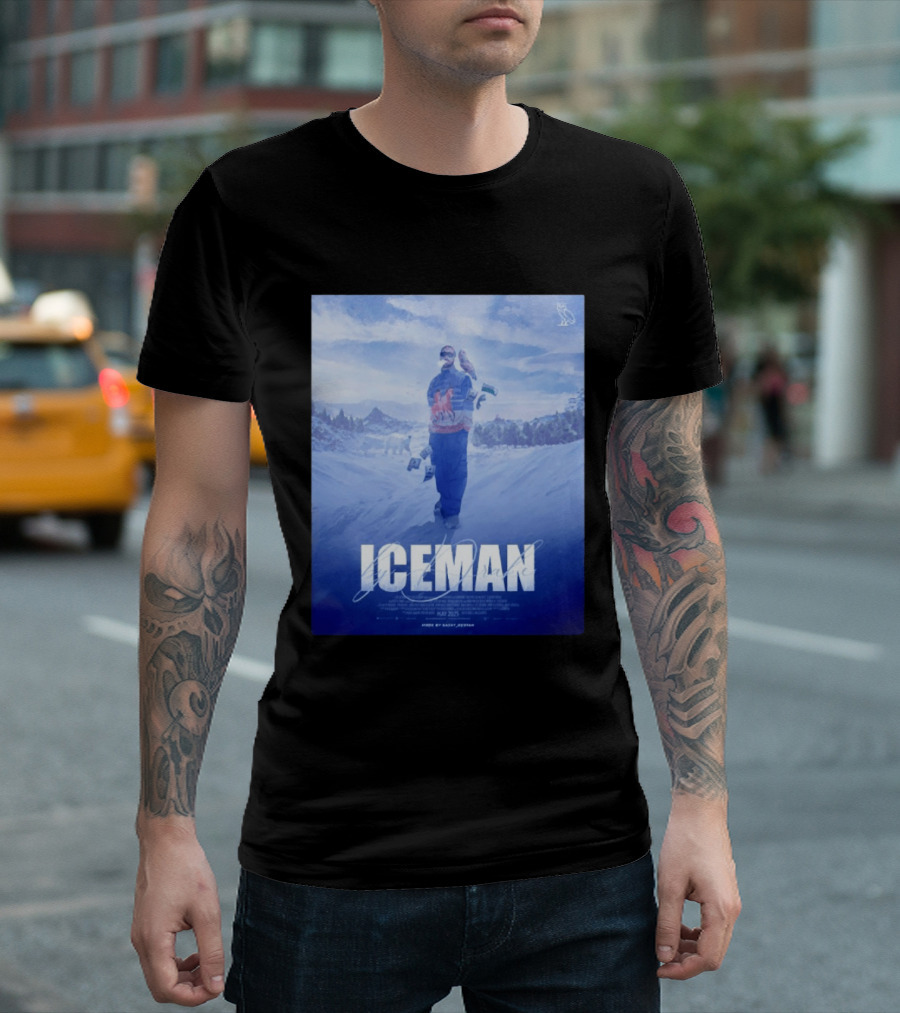 ICEMAN By Drake Featuring Saint Justin OVO Collaboration 2025 Winter Snowy Landscape T-Shirt