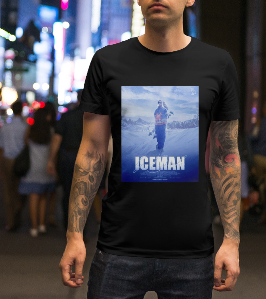 ICEMAN By Drake Featuring Saint Justin OVO Collaboration 2025 Winter Snowy Landscape T-Shirt