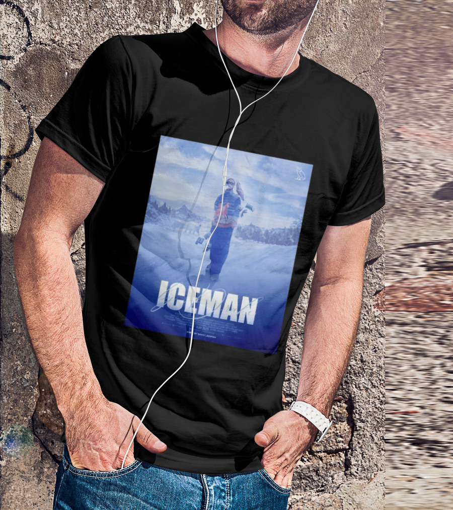 ICEMAN By Drake Featuring Saint Justin OVO Collaboration 2025 Winter Snowy Landscape T-Shirt