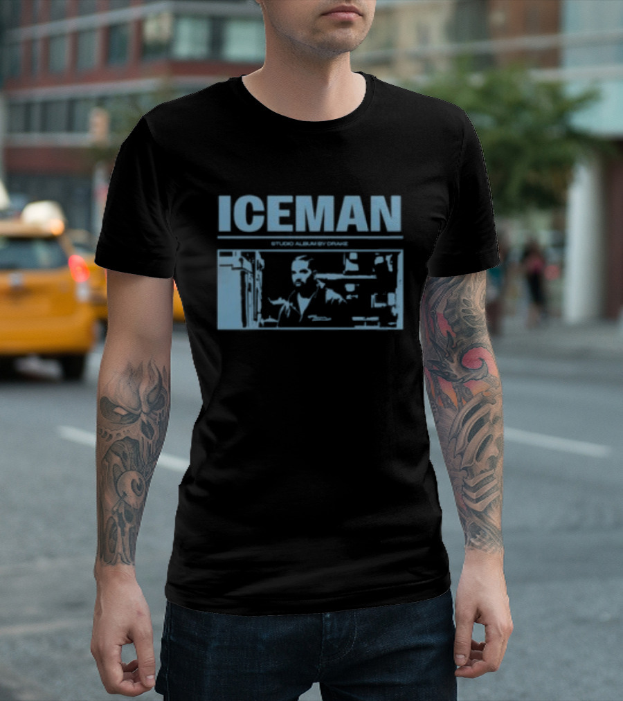 ICEMAN Studio Album By Drake Blueprint T-Shirt