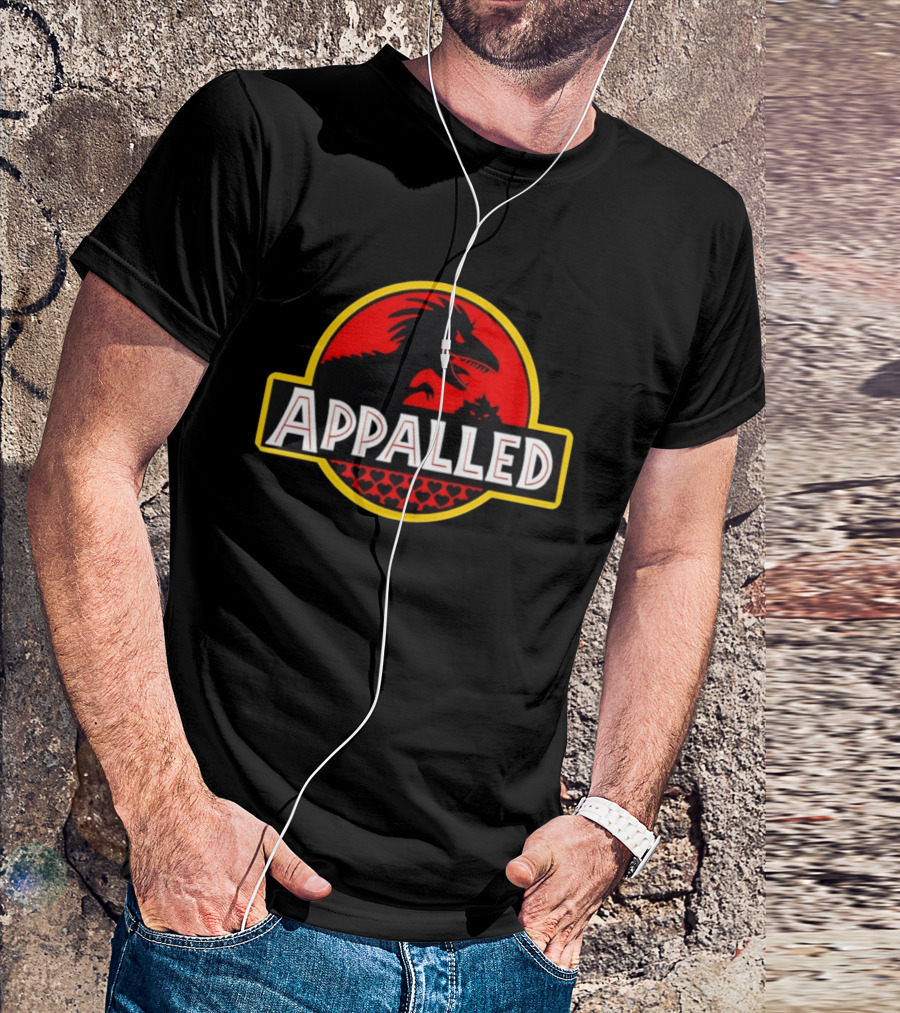 Jurassic Park Dinosaur Appalled Parody With Mongo T-Shirt