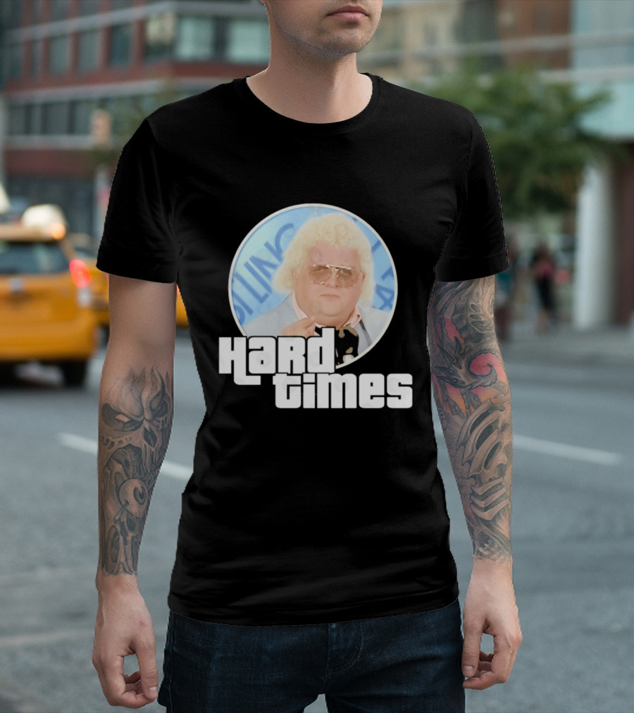Dusty Rhodes Wrestling Icon Hard Times T-Shirt