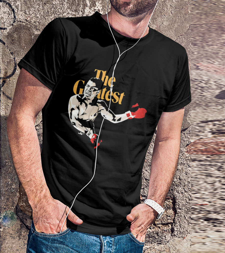 The Greatest Muhammad Ali Red Gloves Boxer T-Shirt