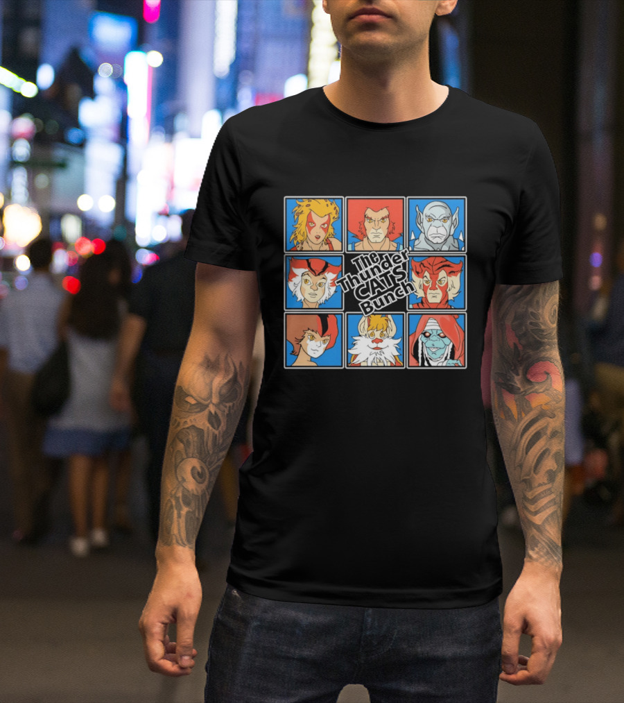 The ThunderCats Bunch Characters Classic Cartoon Collaboration T-Shirt