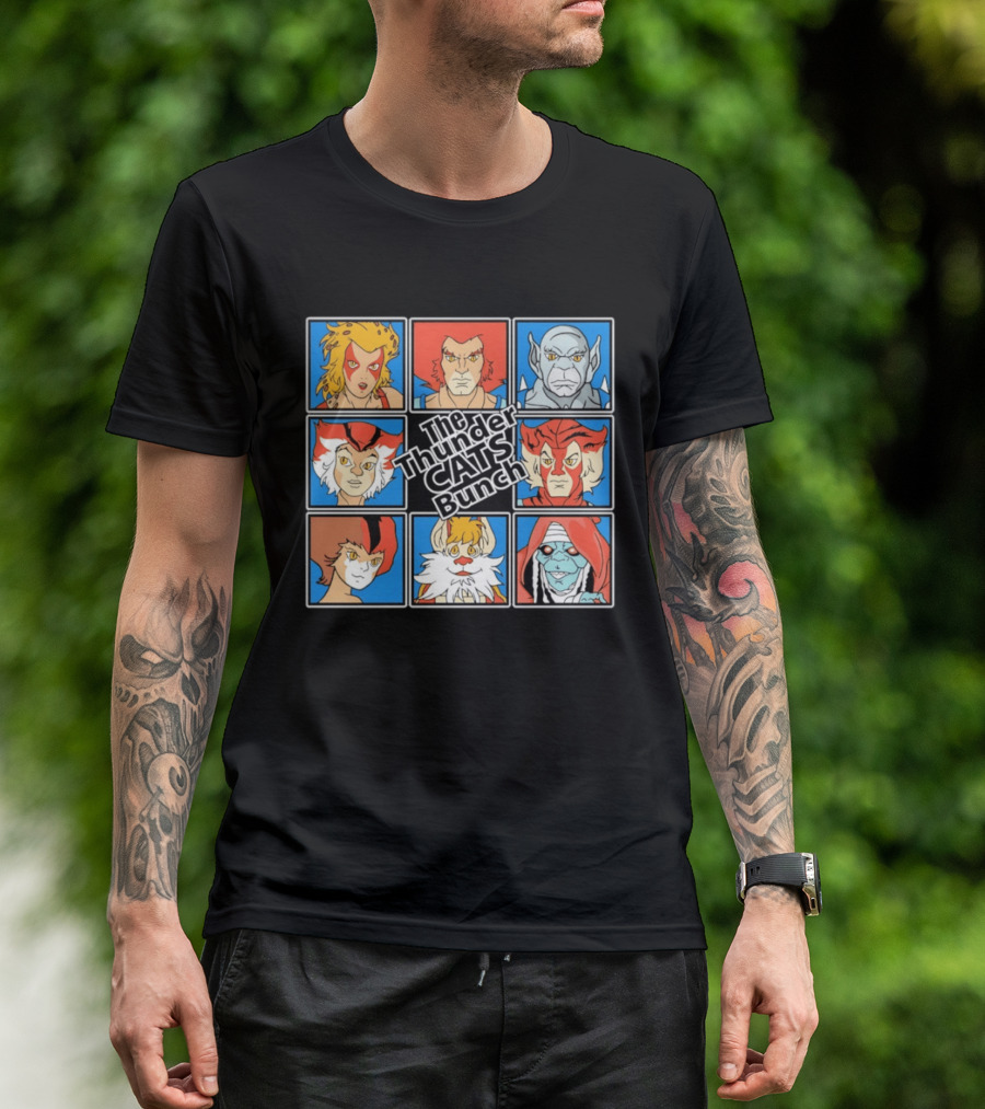 The ThunderCats Bunch Characters Classic Cartoon Collaboration T-Shirt