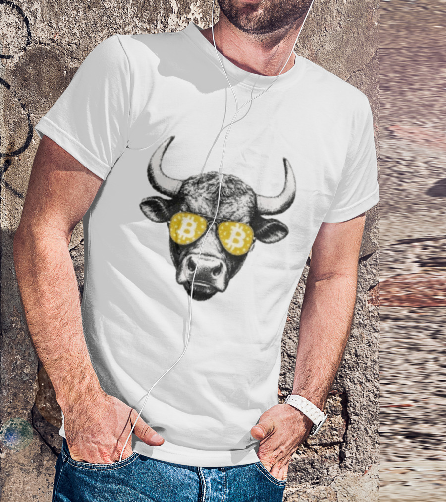Bitcoin Is For The Bulls Cryptocurrency Enthusiast T-Shirt