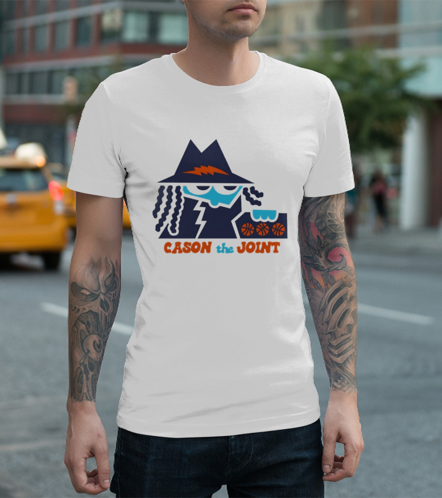 Cason The Joint Lightning Bolt Hat Basketball Trio T-Shirt