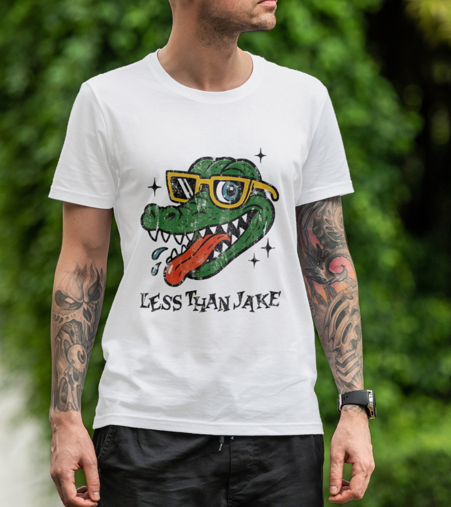 Less Than Jake Sunglasses Alligator T-Shirt
