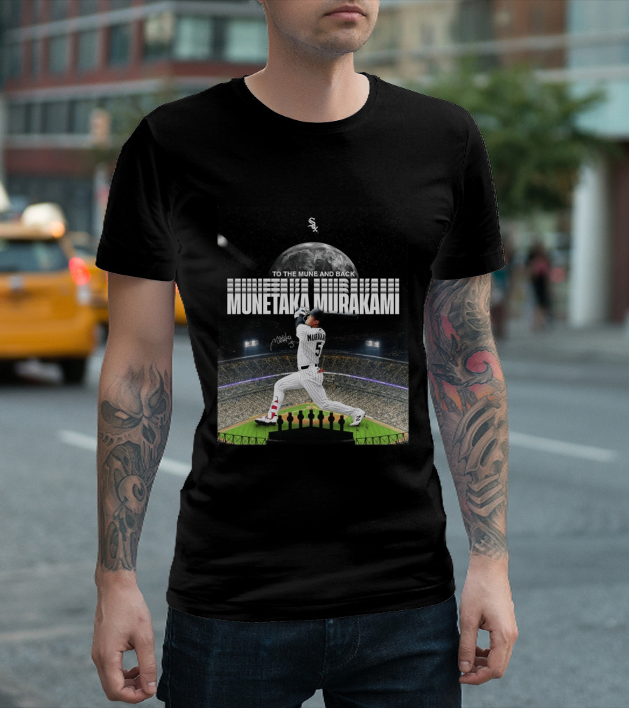 Munetaka Murakami To The Mune And Back Baseball Moon Stadium T-Shirt