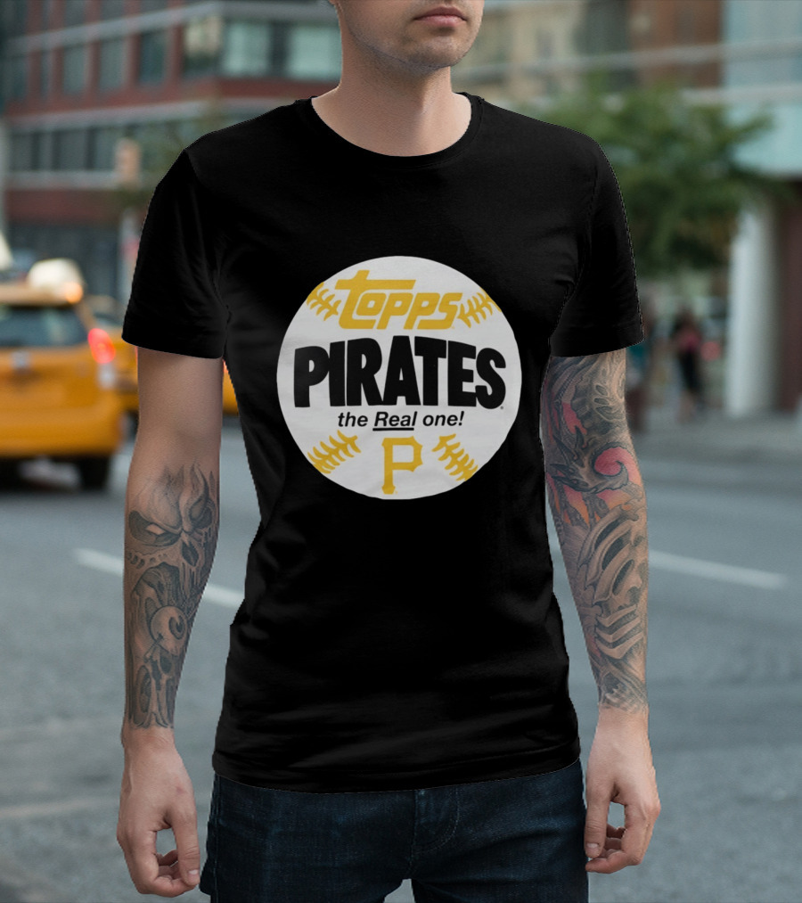 Topps Pirates The Real One MLB Pittsburgh Baseball T-Shirt