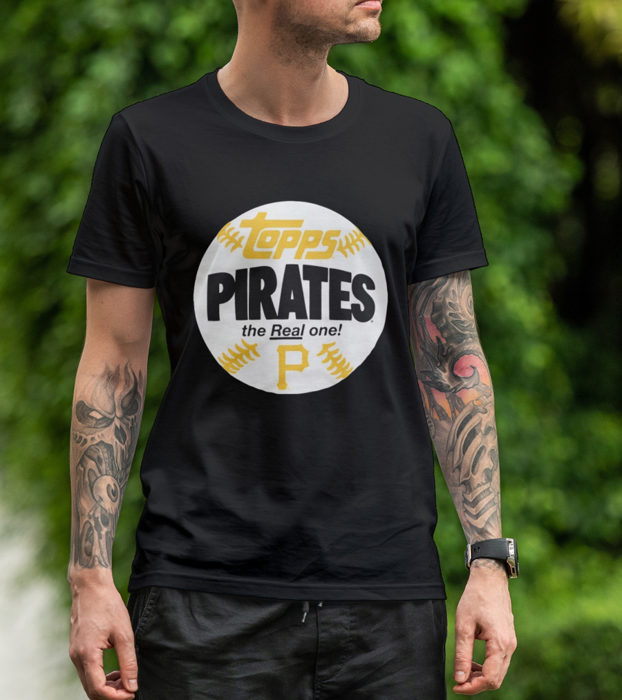 Topps Pirates The Real One MLB Pittsburgh Baseball T-Shirt