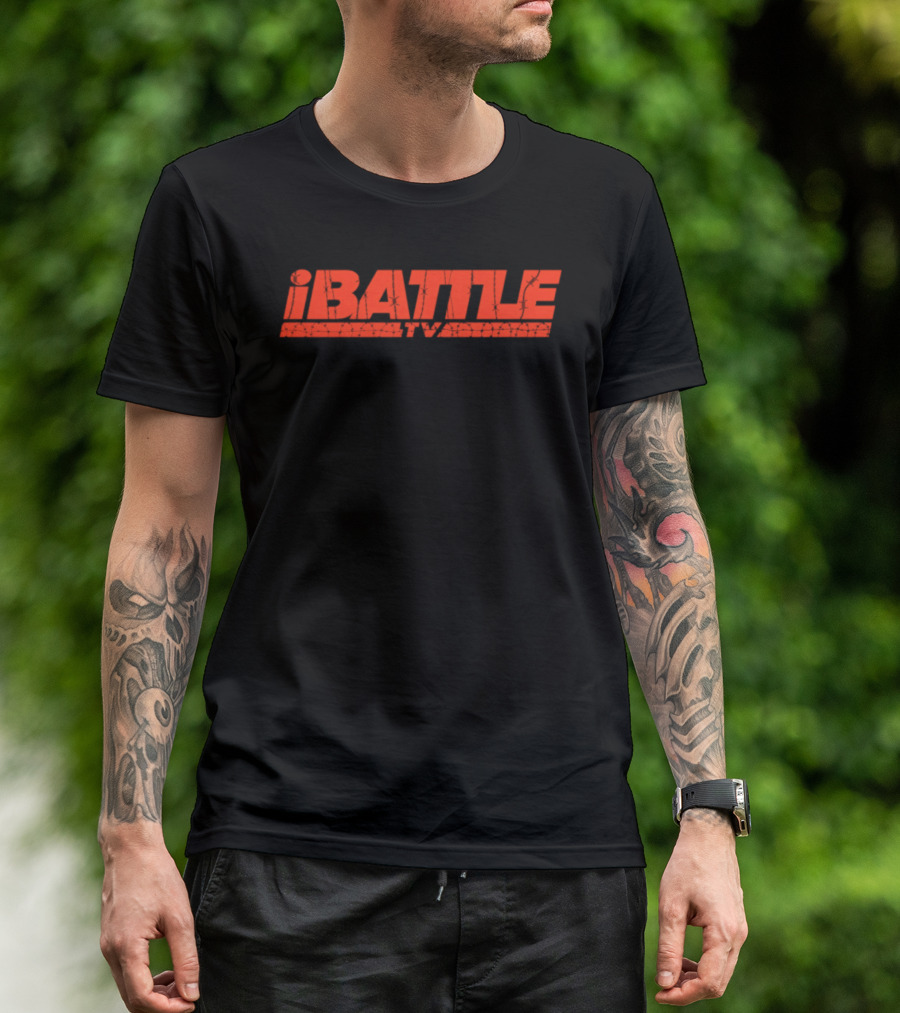 IBattleTV Barb Wire Streaming Entertainment Platform T-Shirt
