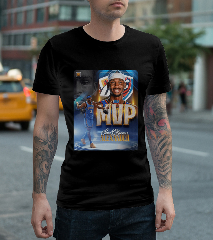 Shai Gilgeous Alexander MVP NBA 2024 Oklahoma City Thunder T-Shirt