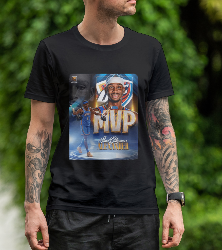 Shai Gilgeous Alexander MVP NBA 2024 Oklahoma City Thunder T-Shirt