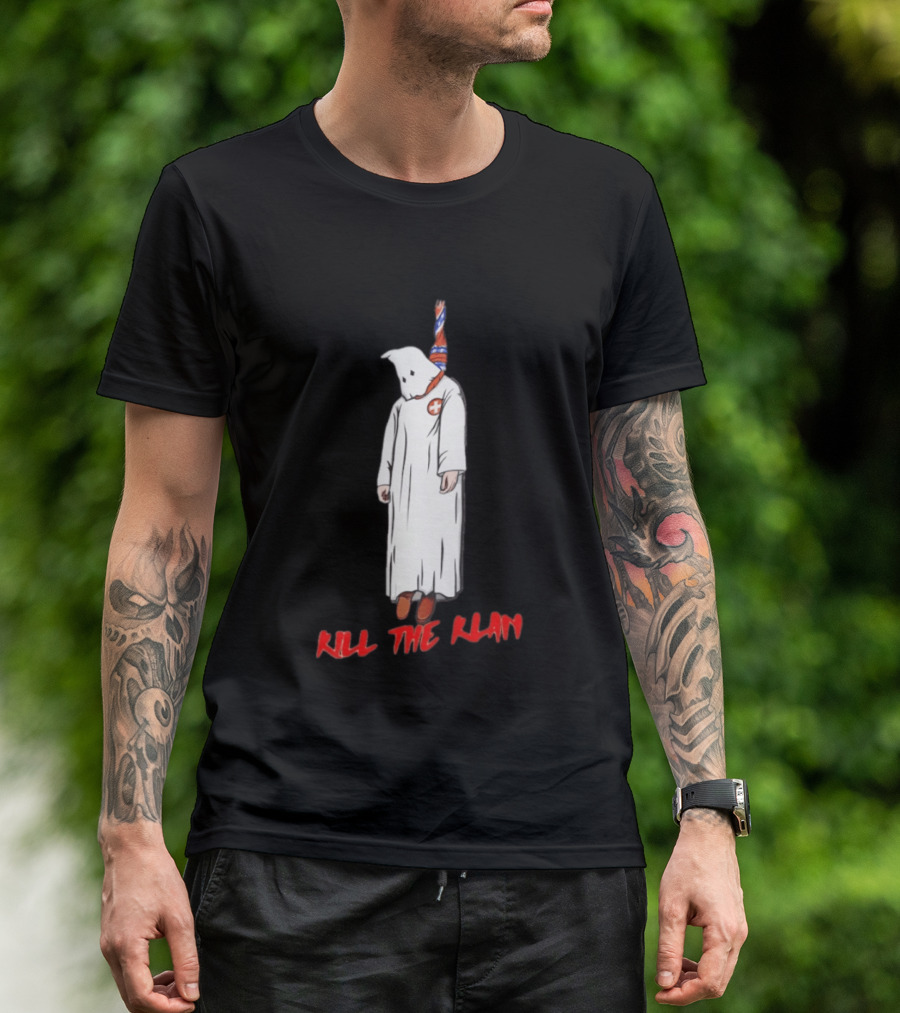 Kill The Klan Anti Fascist Message Iconic Protest T-Shirt