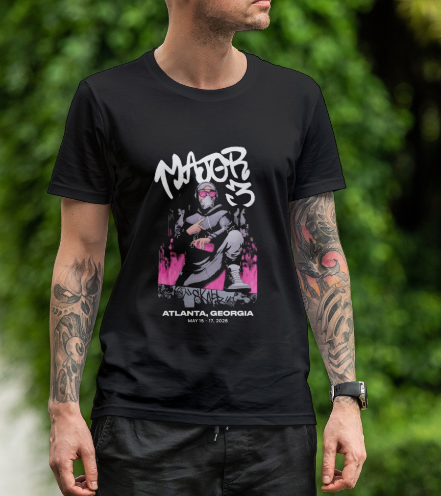 Major 3 Atlanta Georgia May 16 17 2026 Street T-Shirt